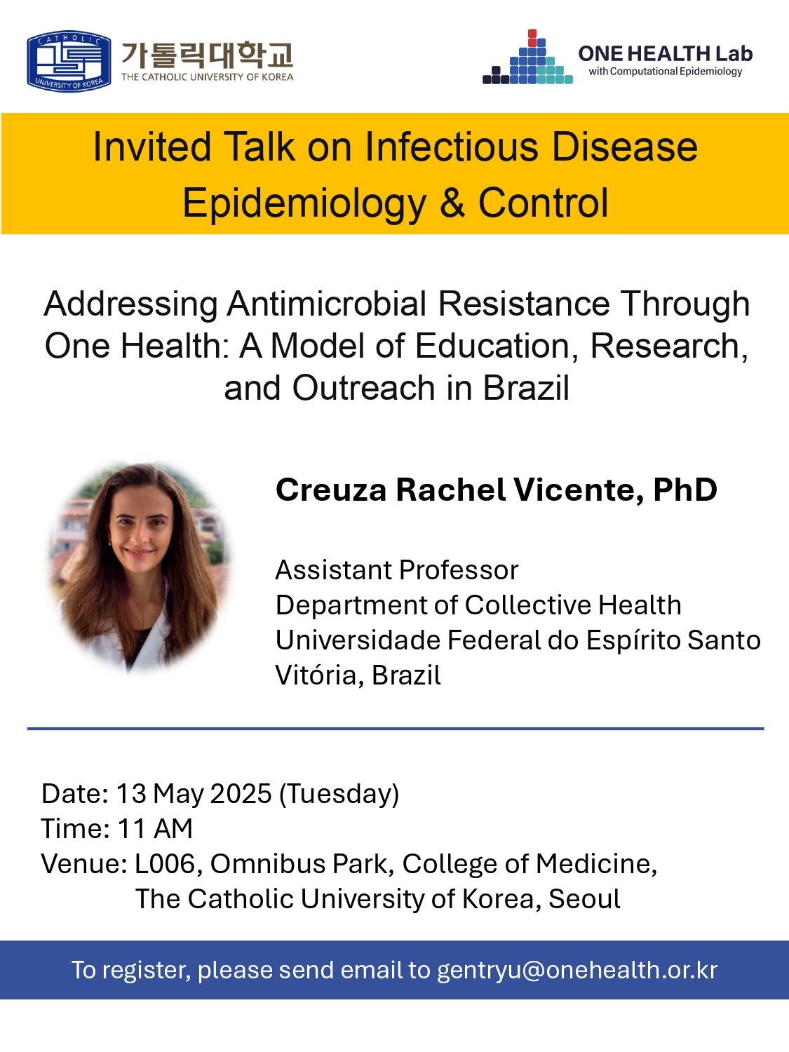 Invited lecture at Onehealth Lab